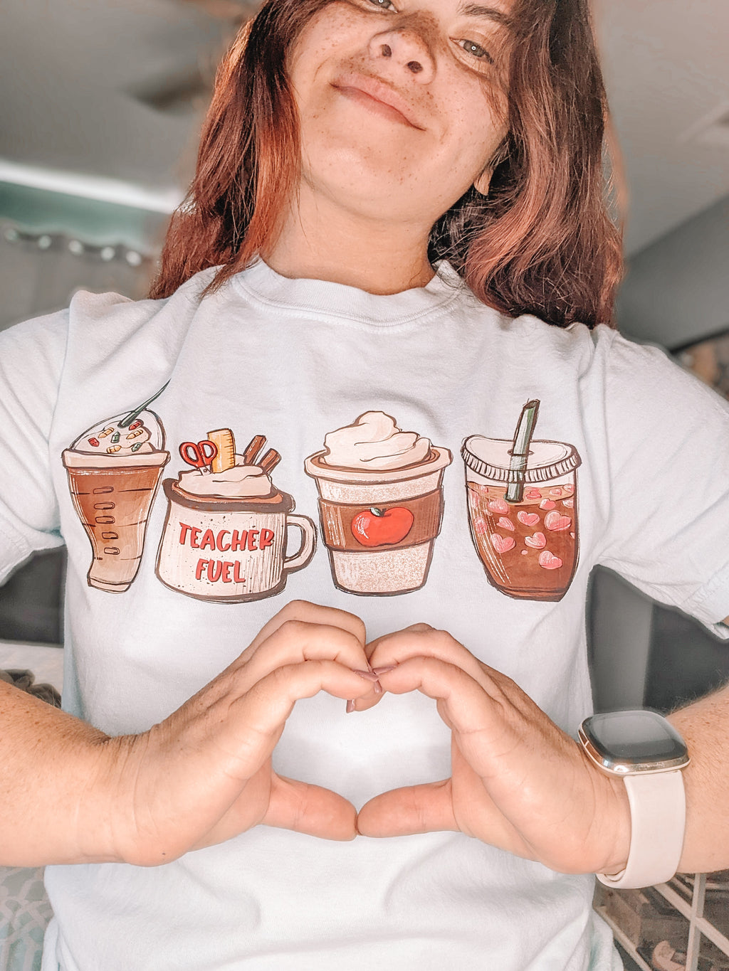 Teacher Coffee Fuel Tee