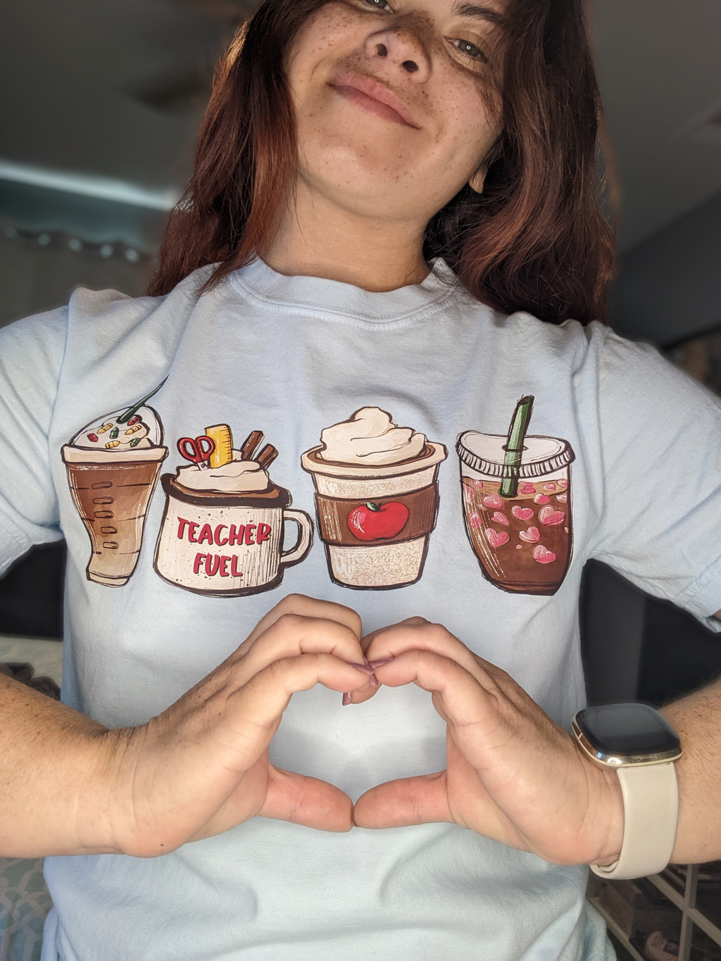 Teacher Coffee Fuel Tee