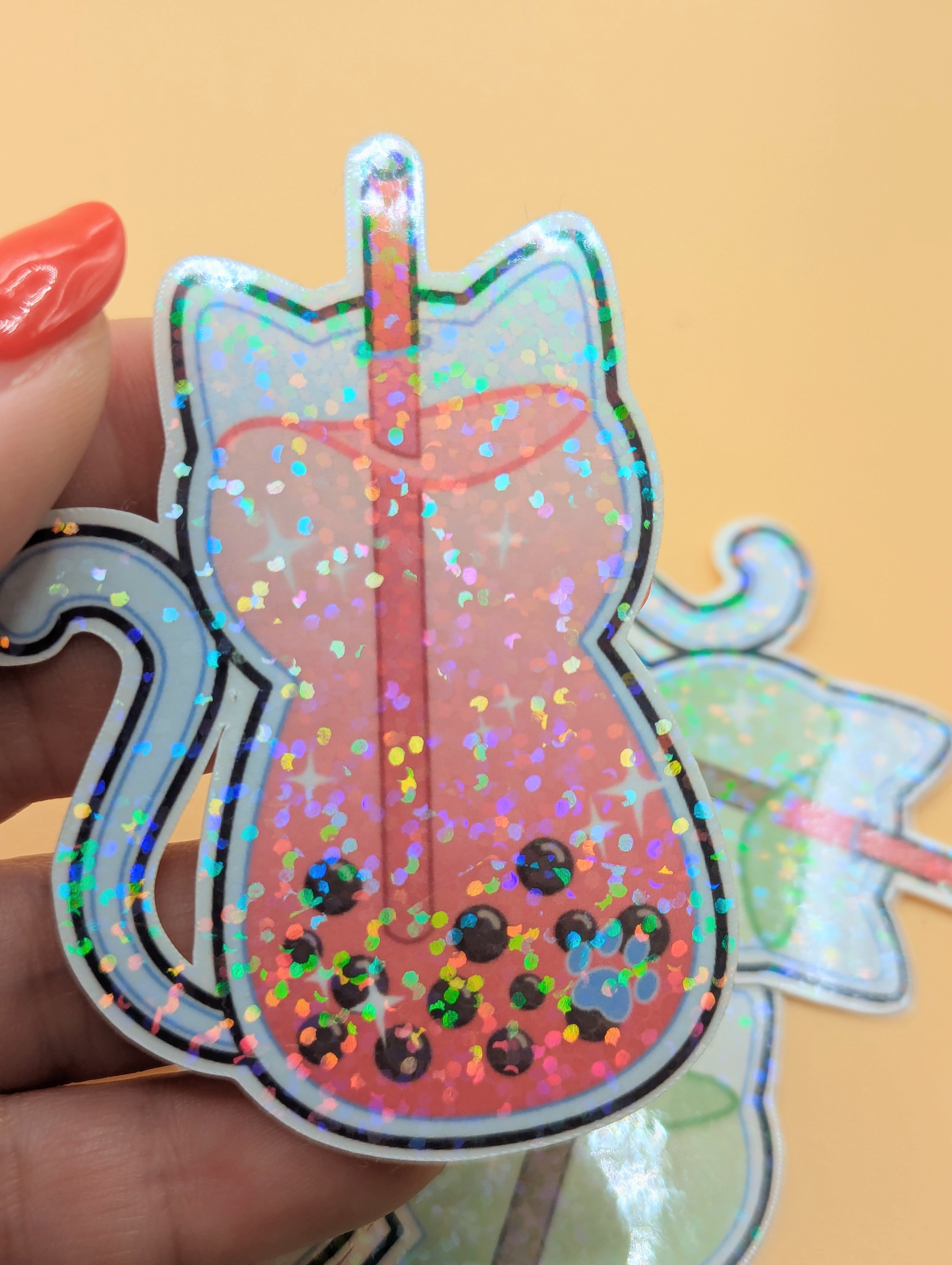 Boba Cat Sticker