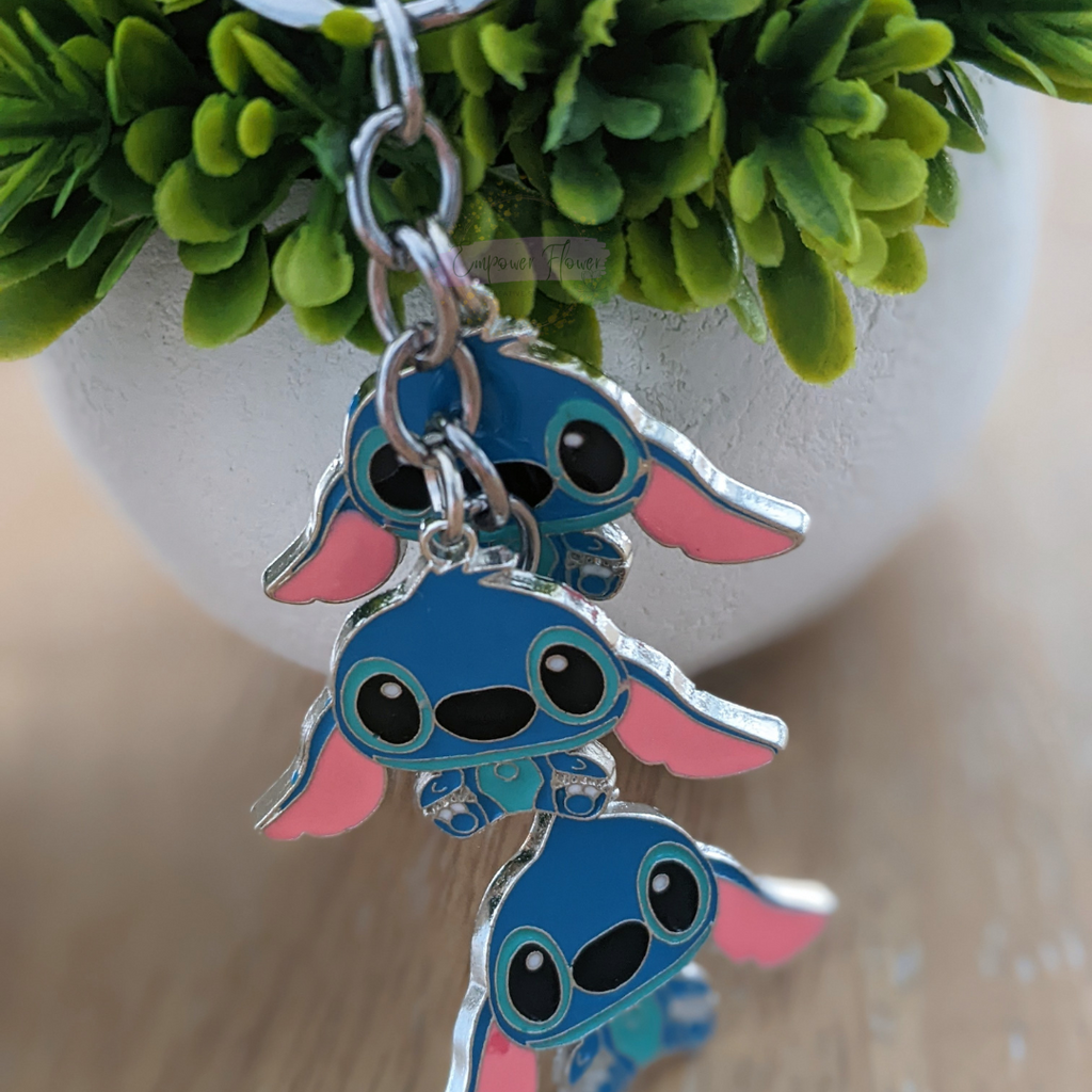 Cute Blue Keychain