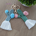 Boho Cactus Keychain