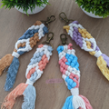 Boho Mermaid Tail Keychain